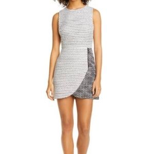 Alice + Olivia NWT Size 10 tweed sleeveless minidress.